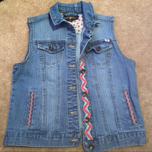 Girls 2 piece Lucky Brand Vest Bundle - Picture 2 of 5